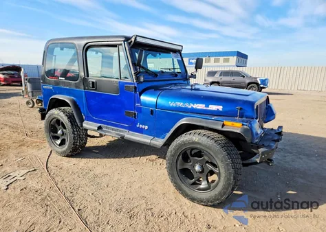 1987 Jeep Wrangler Sport из США, поврежденный, VIN 2BCCZ8136HB535629